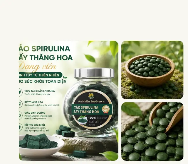 5 cách sử dụng tảo xoắn tiện lợi mỗi ngày